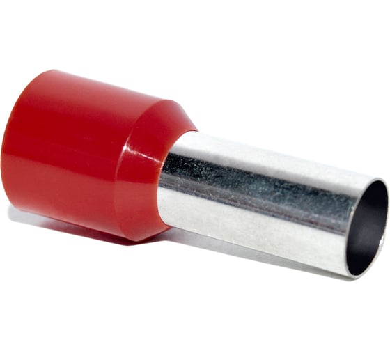 Изображение товара Штыревой втулочный изолированный наконечник KLR KTE 35-18 35мм2/L=18мм/Красный 1035018