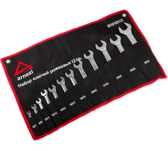 Изображение товара Набор рожковых ключей ARNEZI 12пр. в чехле R1010112
