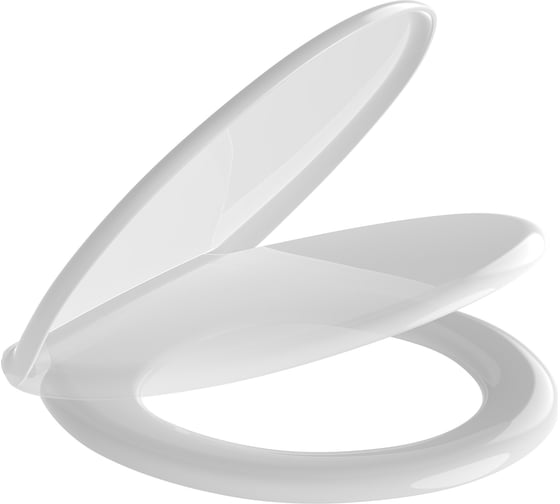 Изображение товара Крышка для унитаза с микролифтом ОРИО белая КП-01М