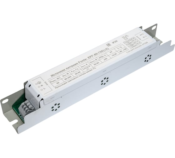 Изображение товара Светодиодный источник питания ALFAOPT D-LUCE Fonte EPF-60-700