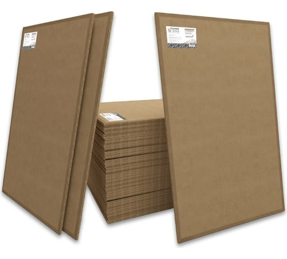 Изображение товара Панель Соноплат Стандарт Плюс (1.2x0.8 м; 12 мм; 0.96 кв.м) ТехноСонус 1300300006