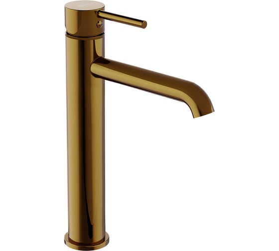 Изображение товара Смеситель для раковины Damixa Scandinavian Pure высокий, золото 360250600