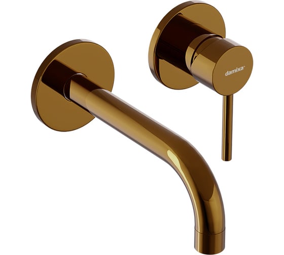 Изображение товара Встраиваемый смеситель для раковины Damixa Scandinavian Pure золото 360260600
