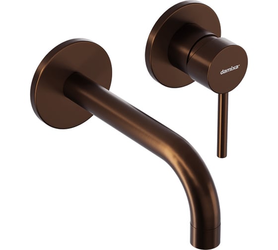 Изображение товара Встраиваемый смеситель для раковины Damixa Scandinavian Pure розовое золото 360260500