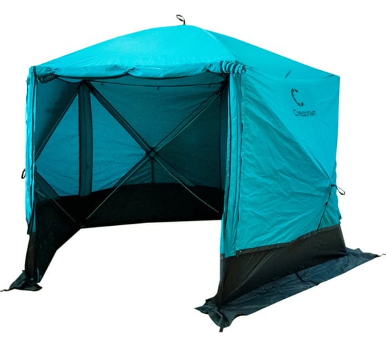 Изображение товара Шатер быстросборный Следопыт 5 стен, 2.8x2.9 м, h-2.08 м, S по полу 5.6 кв.м, цв. WATERFALL PF-TOR-K09