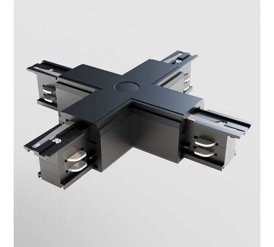 Изображение товара Коннектор Х-образный VOLTEGA Trinity черный TRA-VGL005CX-31B