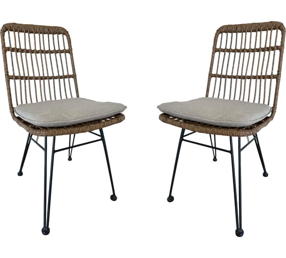 Изображение товара Обеденный стул плетеный Joygarden CHARLOTTE комплект 2 шт 74761/74761