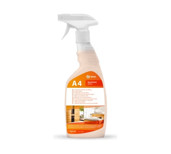Изображение товара Полирующее средство для мебели Grass Apartament series А4 флакон 600 мл 125262