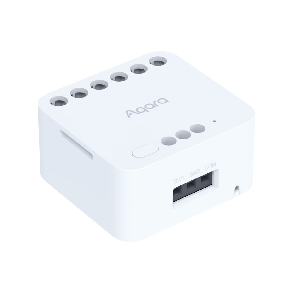 Изображение товара Беспроводное двухканальное реле Aqara DCM-K01 для умного дома Изображение товара Беспроводное двухканальное реле Aqara DCM-K01 для умного дома