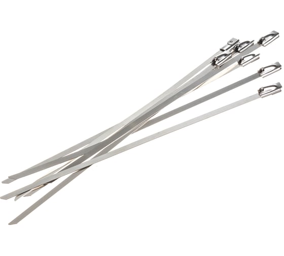 Изображение товара Стальные стяжки FORTISFLEX СКС 304 4.6x150 мм, 10 шт. 78718