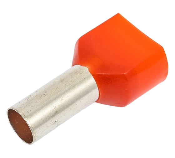 Изображение товара Штыревой втулочный изолированный наконечник KLR KTE 2x10-14 2x10mm2/L=14mm/Красный 210014