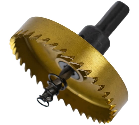 Изображение товара Коронка по металлу, сталь HSS, нитрид титан, 70 мм Pobedit 4846470