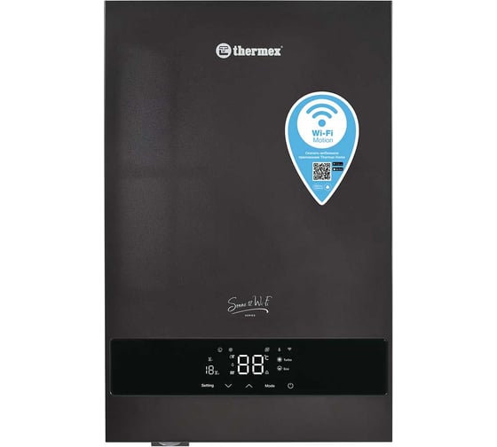 Изображение товара Электрический настенный котел Термекс THERMEX Sonne 12 Wi-Fi (Grey) ЭдЭБ04885