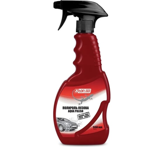Изображение товара Полироль кузова 3ton ТН-504 с воском, AQUA POLISH 550 мл 55403