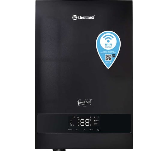 Изображение товара Электрический настенный котел Термекс THERMEX Boss 12 Wi-Fi (Black) ЭдЭБ04884