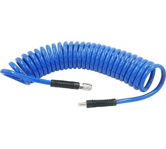 Изображение товара Шланг пневматический спиральный с БРС, 8 м, 10x14 мм Optimus OPT-7908