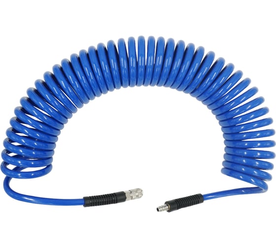 Изображение товара Шланг пневматический спиральный с БРС, 12 м, 10x14 мм Optimus OPT-7912