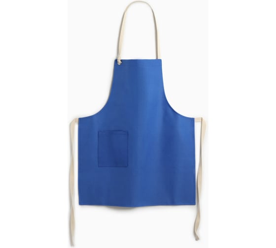 Изображение товара Фартук Этель Freedom 60x70 см, цвет синий, лён 61%, хлопок 39% 500 г/м2 10300795