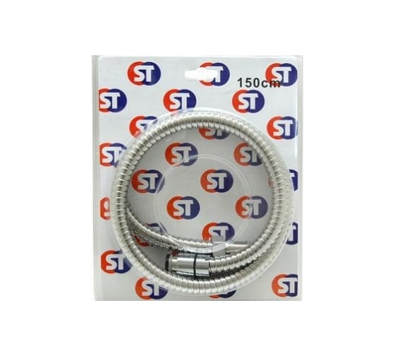Изображение товара Шланг для душа SANTRADE № 21 нержавейка 1/2х1/2 CONUS двойная оплетка блистер 150 см 6222