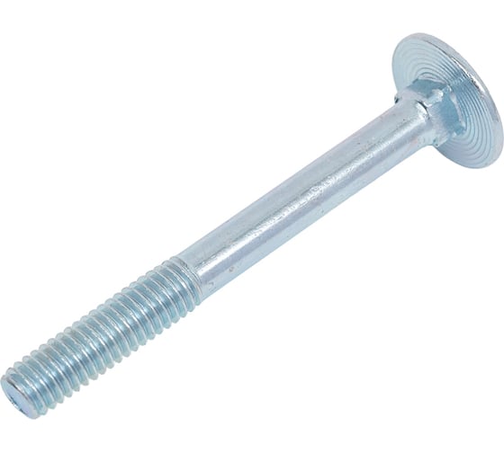 Изображение товара Болт мебельный МЕТАЛЛСЕРВИС M6x55 DIN 603 оцинкованный, 20 шт. МС 1276735