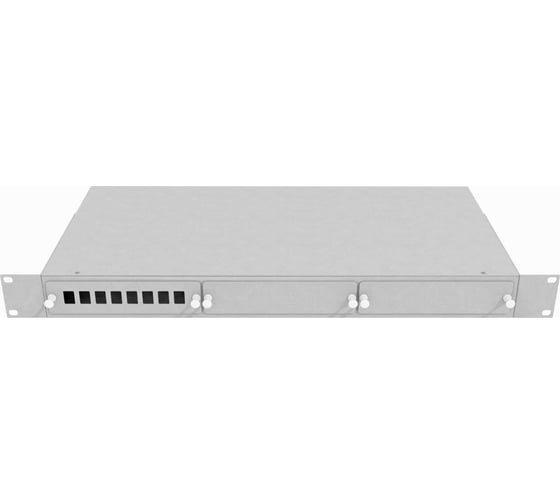 Изображение товара Оптический стоечный кросс TopLAN 19, 8 SC/DLC адаптеров, 1U, серый, КРС-Top-1U-08SC/DLC-GY