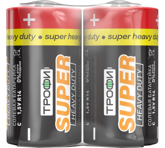 Изображение товара Батарейки Трофи R14-2S C0033713