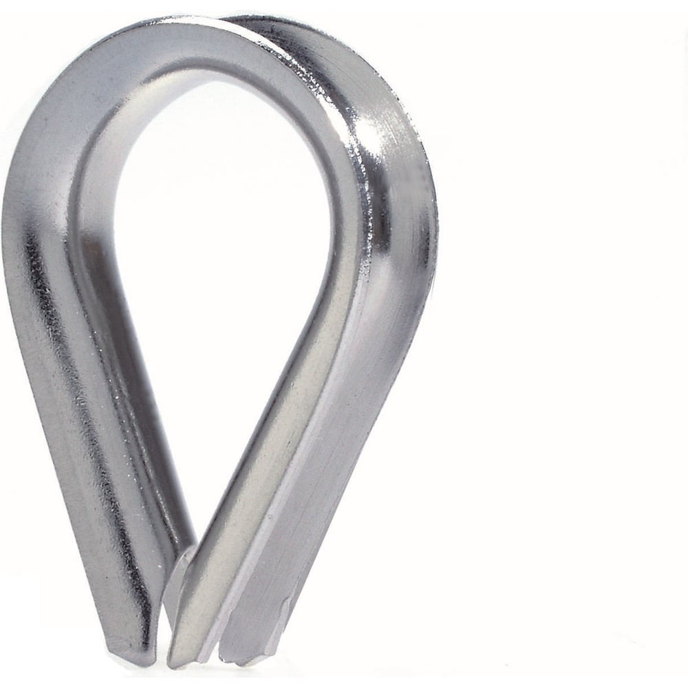 Изображение товара Куш для стальных канатов МЕТАЛЛСЕРВИС DIN 6899 оцинкованный 6 мм 2 шт