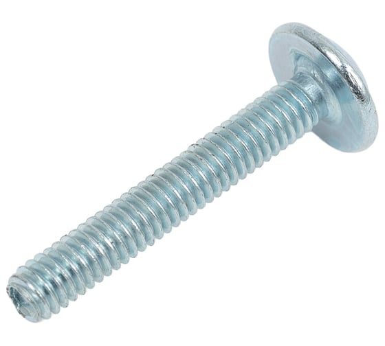 Изображение товара Винт МЕТАЛЛСЕРВИС с прессшайбой M4x25 DIN 967 оцинкованный, 600 шт. МС 1276926