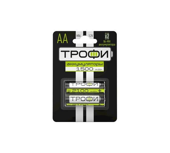 Изображение товара Батарейки Трофи HR6-2BL 1500mAh Б0019500