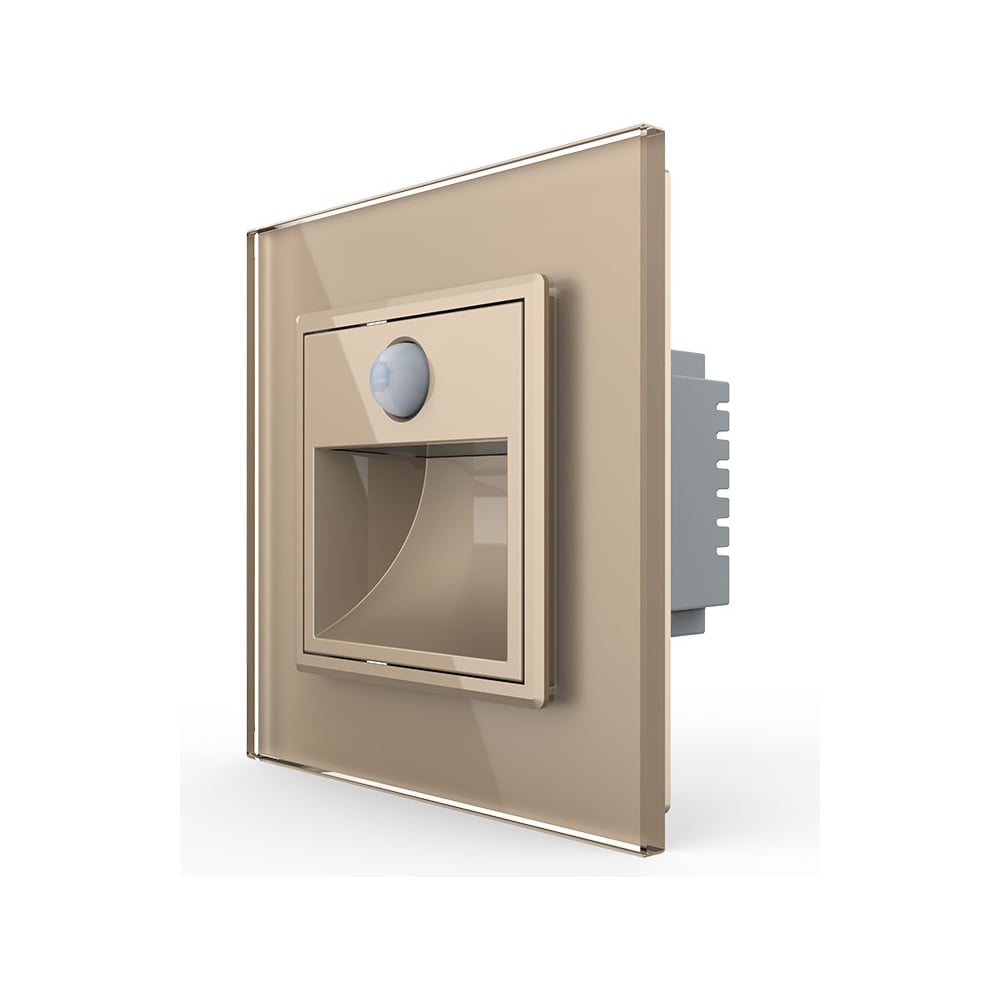 Изображение товара Подсветка лестницы, пола LIVOLO с датчиком движения, 1 пост, цвет золотой VL-C701JDRG-13