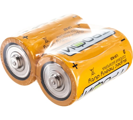 Изображение товара Батарейки Трофи R20-2S C0033714