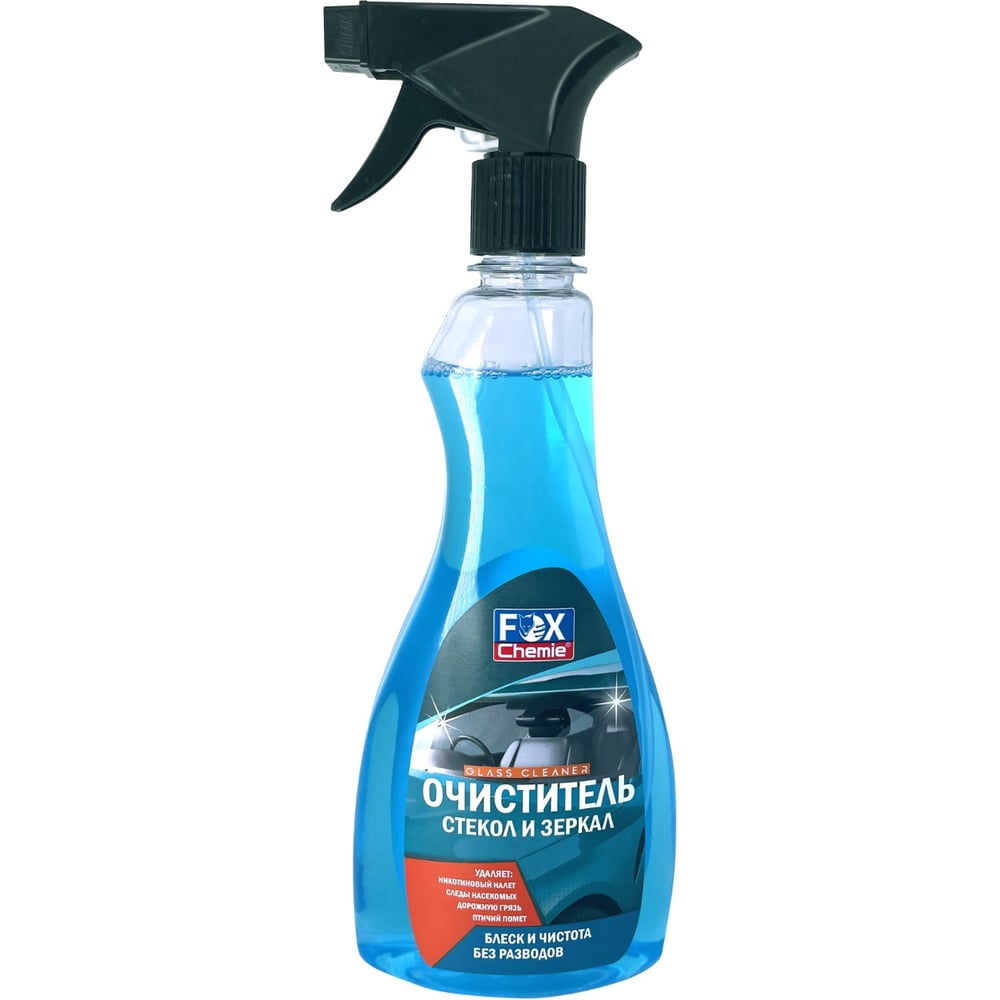 Изображение товара Очиститель стекол Fox Chemie Glass Cleaner 500 мл LMF116 для кристально чистых стекол