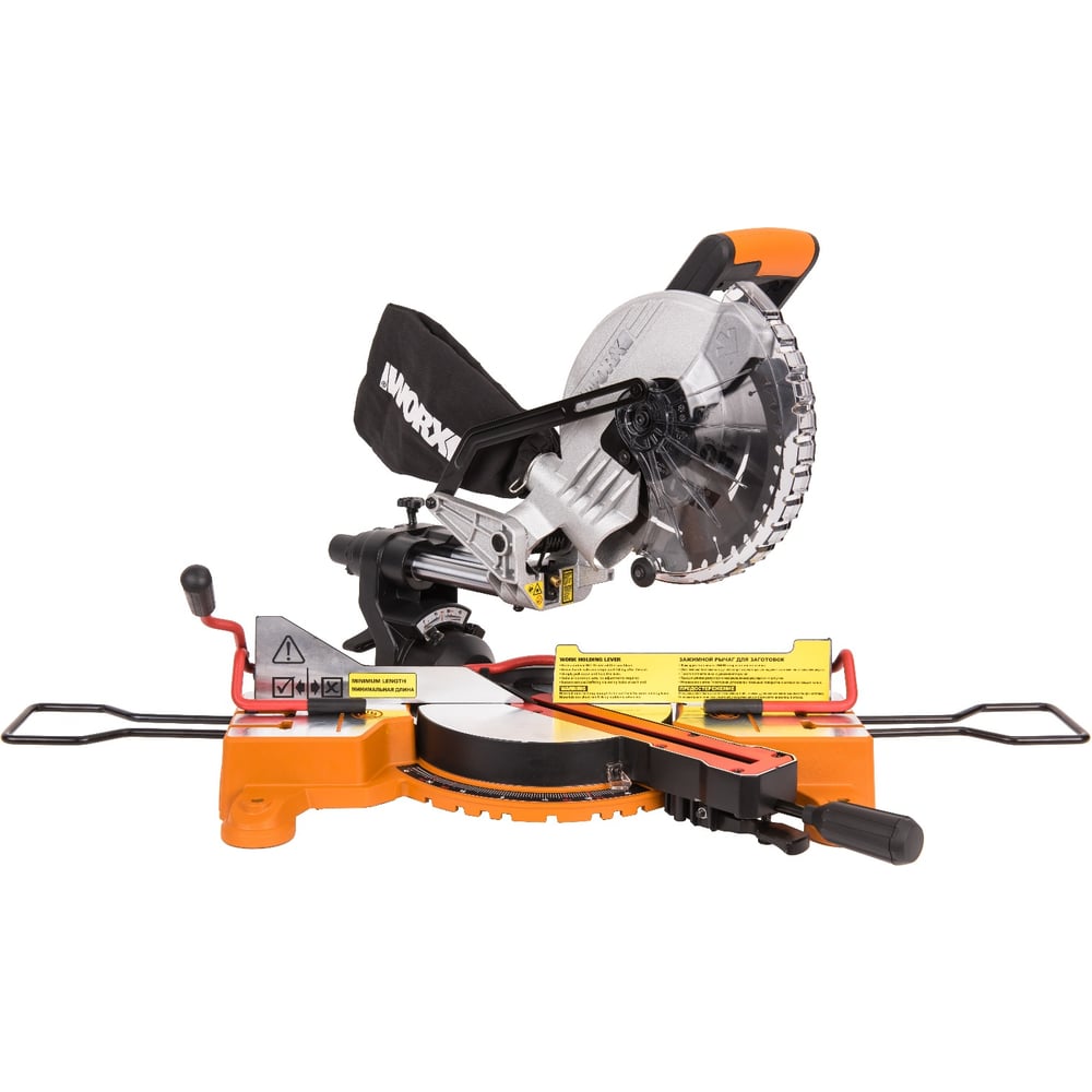 Изображение товара Аккумуляторная торцовочная пила WORX WX845.9 профессиональная с лазером и горизонтальным перемещени Изображение товара Аккумуляторная торцовочная пила WORX WX845.9 профессиональная с лазером и горизонтальным перемещени