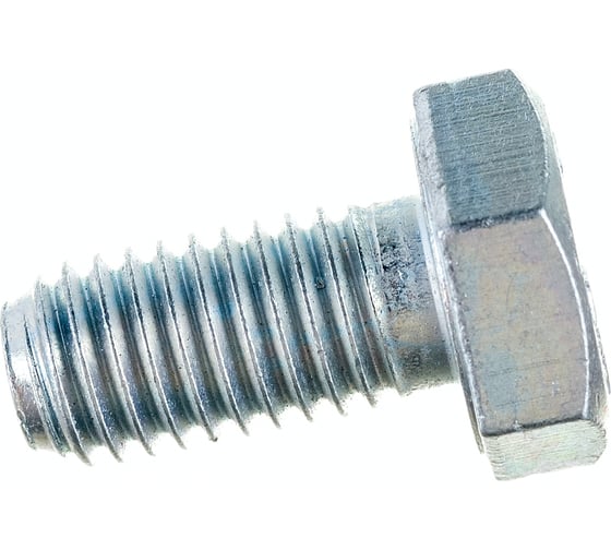 Изображение товара Болт Стройметиз М10х20 DIN 933, класс прочности 8.8, цинк уп. 3 шт 3022011