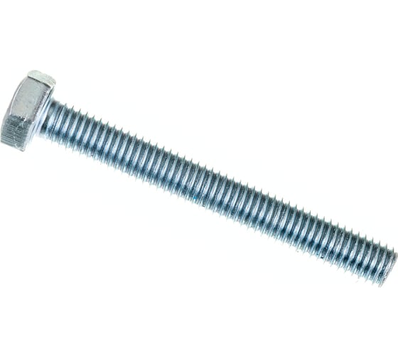 Изображение товара Болт Стройметиз М5х40 DIN 933, класс прочности 5.8, цинк уп. 5 шт 3010861