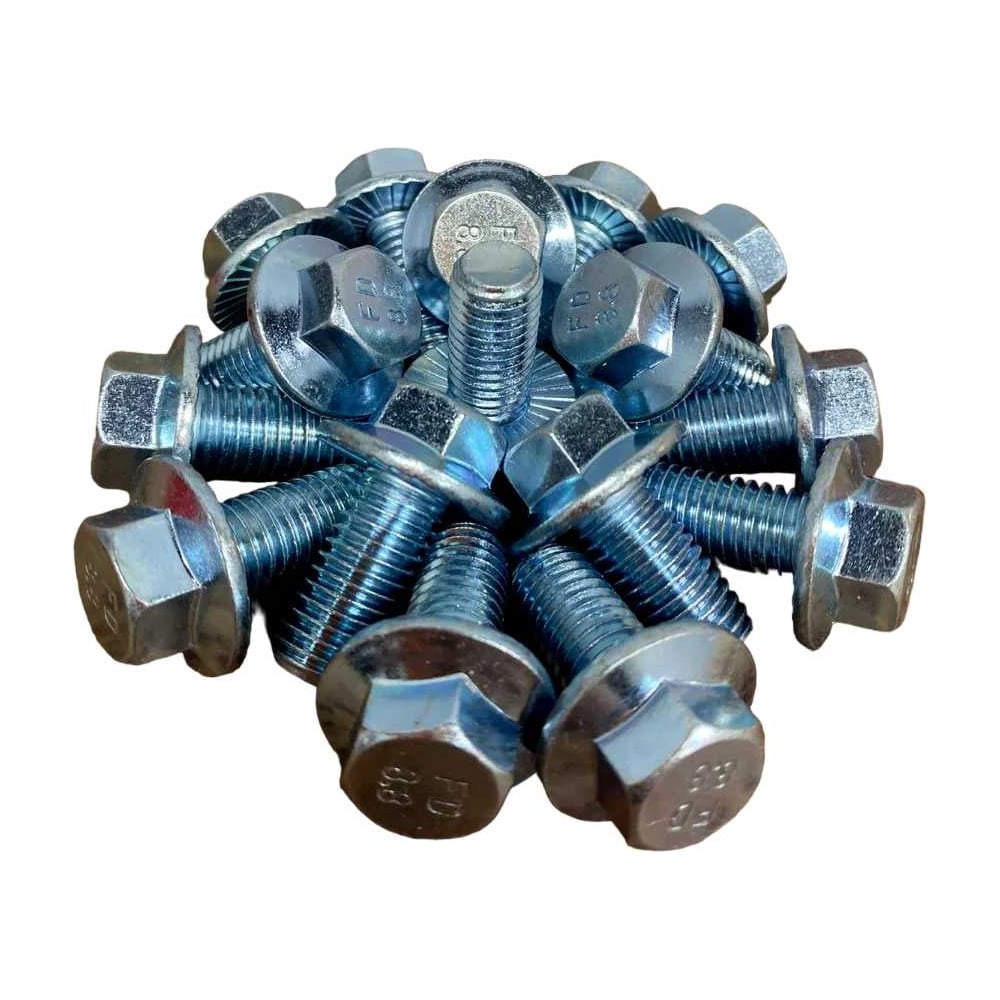 Изображение товара Болт крепежный М10x30 с фланцем 8.8 DIN6921 цинк 50 шт