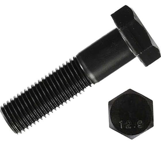 Изображение товара Болт 23 БОЛТА М14x70 мм, DIN931, высокопрочный к.п.12.9 черный, 10шт. 2000000624310