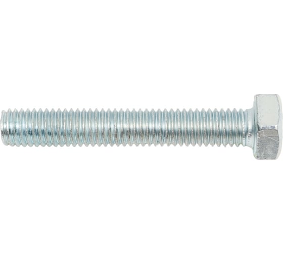 Изображение товара Болт Стройметиз М8х50 DIN 933, класс прочности 8.8, цинк уп. 3 шт 3021671