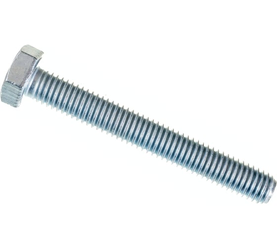 Изображение товара Болт Стройметиз М8х60 DIN 933, класс прочности 8.8, цинк уп. 2 шт 3021691