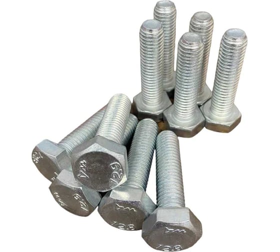 Изображение товара Болт 23 БОЛТА М14x40 мм, DIN933, высокопрочный к.п. 12.9, ОЦ, 10шт. б1299331440оц