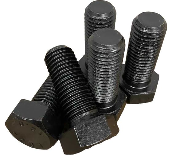 Изображение товара Болт 23 БОЛТА М20x50 мм, DIN933, высокопрочный к.п.12.9 черный, 5 шт б1298332050
