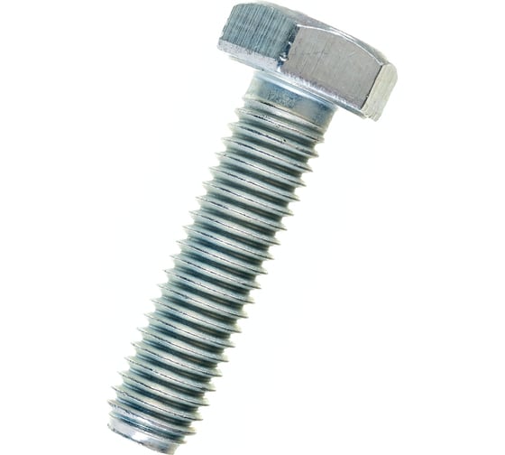 Изображение товара Болт Стройметиз М8х30 DIN 933, класс прочности 5.8, цинк уп. 4 шт 3011631