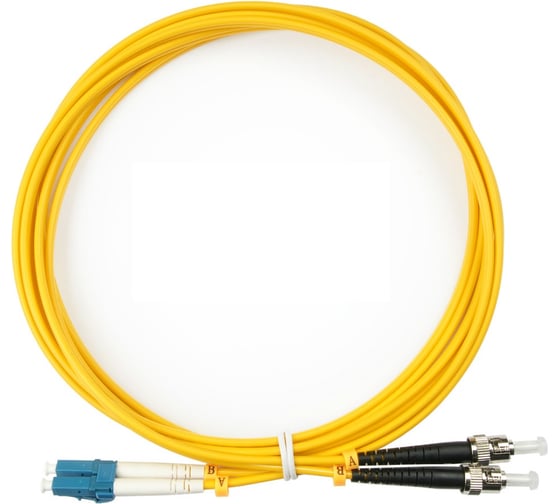 Изображение товара Оптический патч-корд TopLAN, дуплексный, SM 9/125, 15 м, DPC-TOP-652-LC/U-ST/U-15