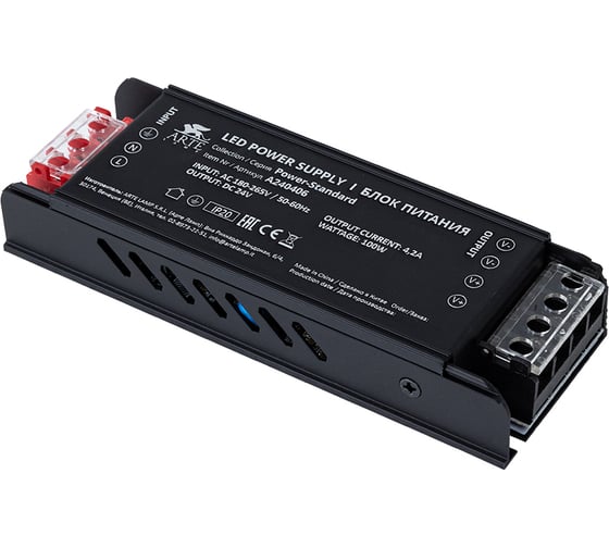 Изображение товара Блок питания для светодиодных лент ARTE LAMP 24V 100W STANDART A240406N