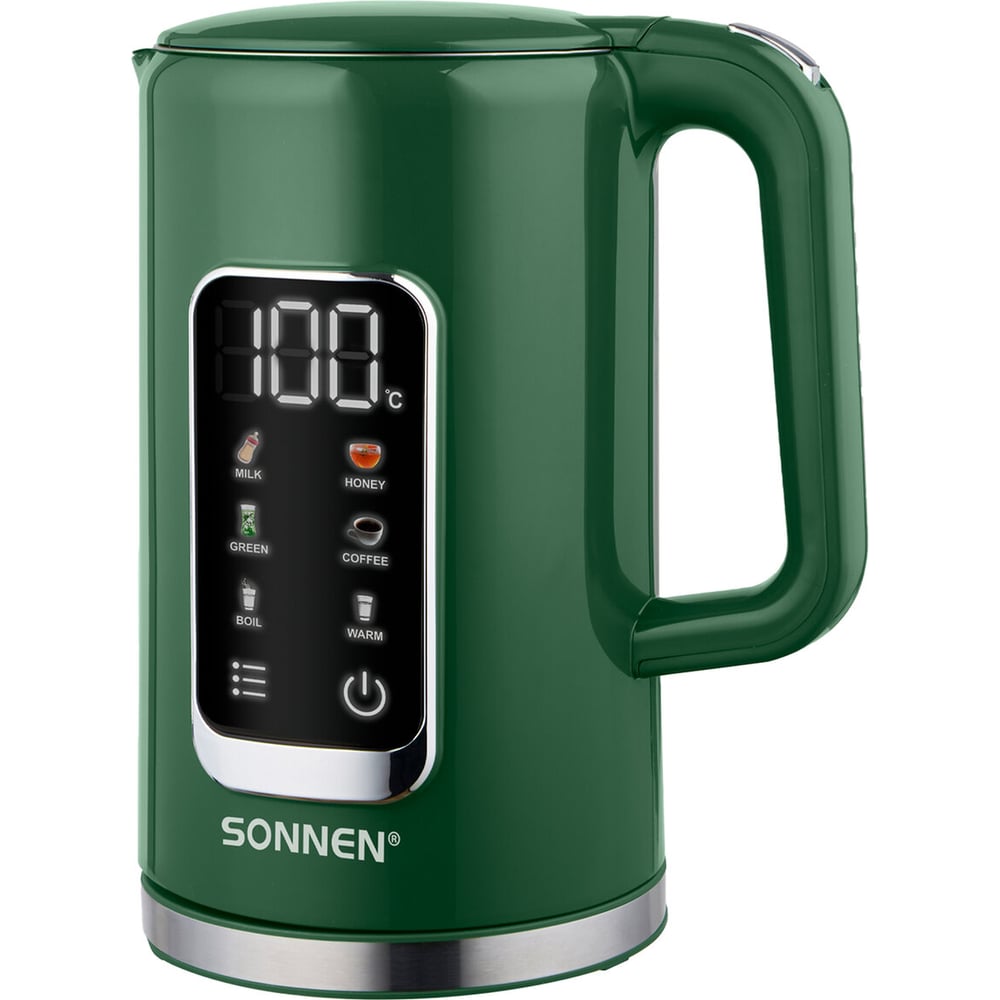 Изображение товара Чайник с терморегулятором и дисплеем SONNEN ДВОЙНЫЕ СТЕНКИ 1,7л