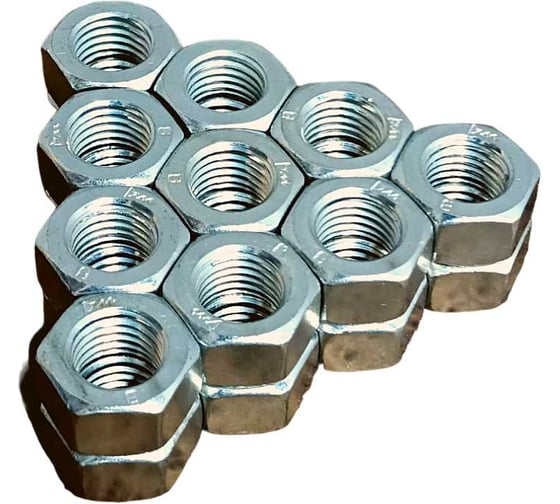 Изображение товара Высокопрочная гайка 23 БОЛТА М16, оцинкованная к.п.8 DIN934, 20 шт. А12401600032507ф20