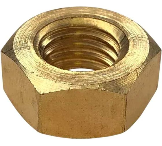 Изображение товара Гайка 23 болта М2,5 латунная DIN934,10 шт ОФ020419