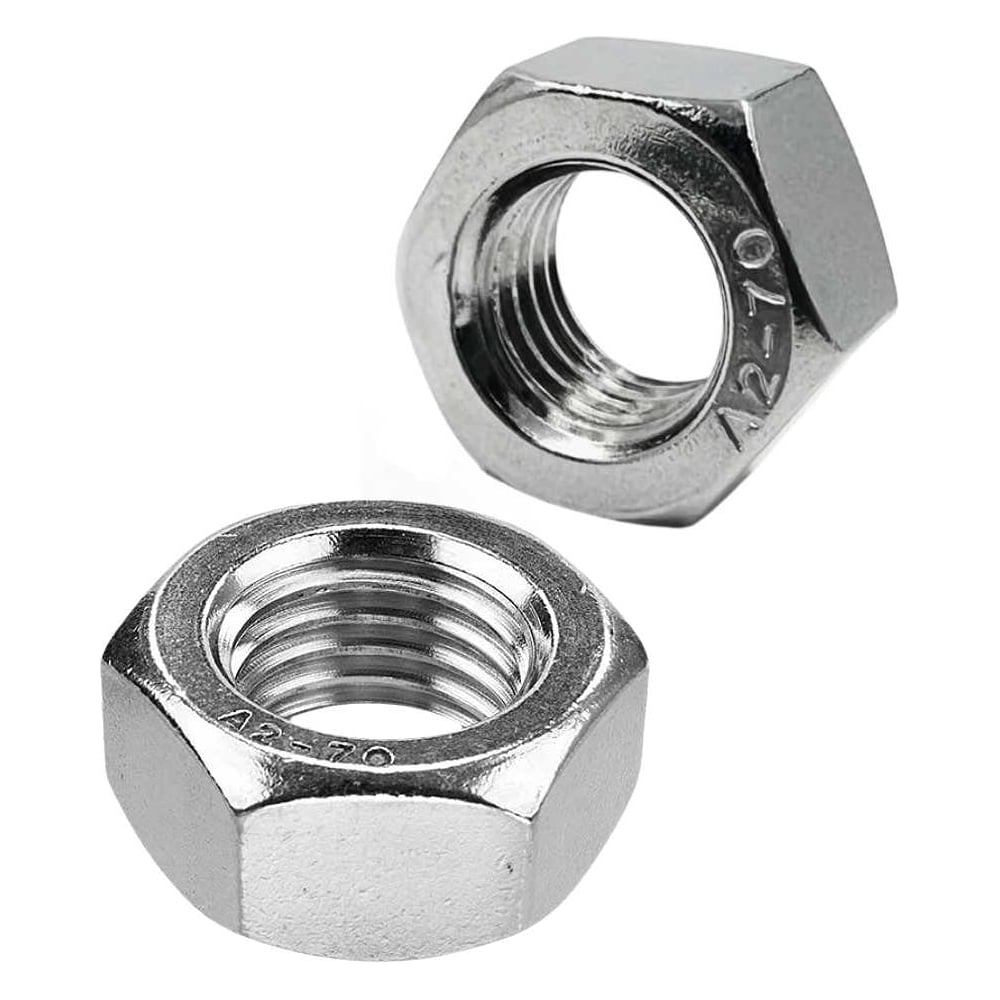 Изображение товара Гайка нержавеющая 23 Болта М3 DIN 934 шестигранная 100 шт АС3100300093N07ф100