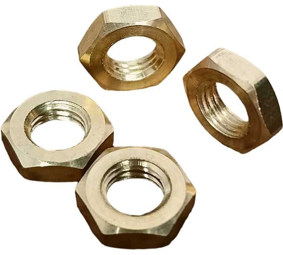 Изображение товара Гайка 23 болта М6 латунная низкая DIN439,10 шт 2000000299105