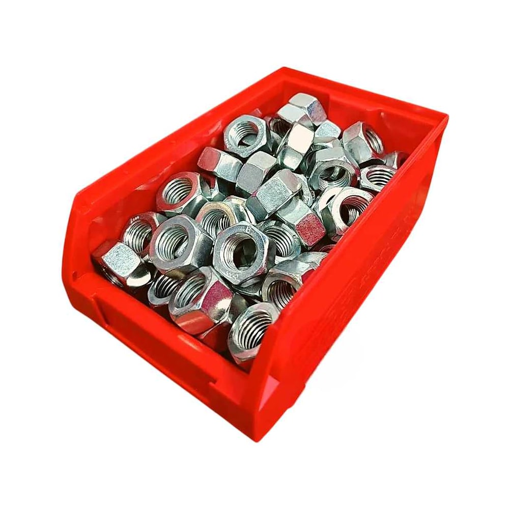 Изображение товара Высокопрочная оцинкованная гайка М16 DIN 934, 90 шт.